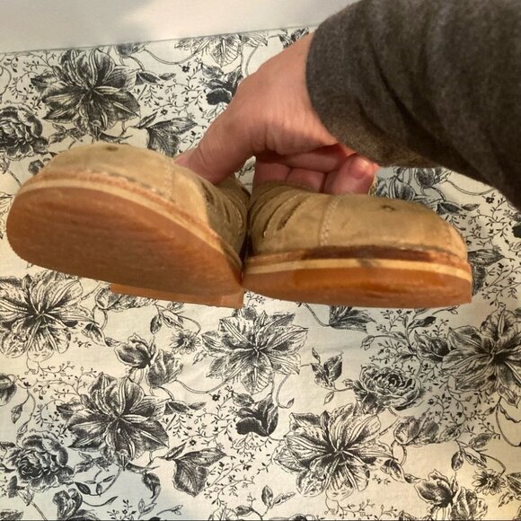 ZARCO Sz 10 Fisherman Suede T-Post Sandals Made in Portugal by Carlos Santana - Picture 10 of 10